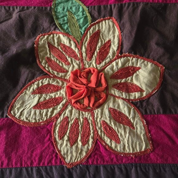 Pier 1 Imports Brown Table Runner/Aari Window Panel - Picture 4 of 9